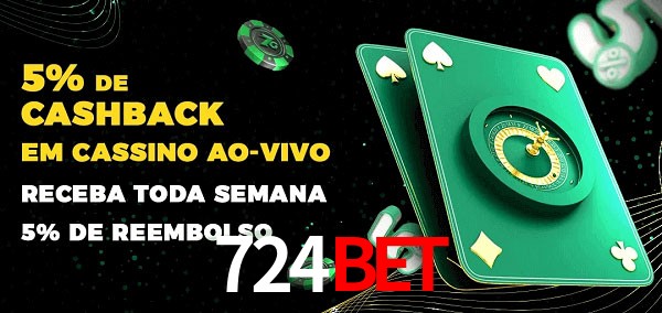 Promoções do cassino ao Vivo 724bet